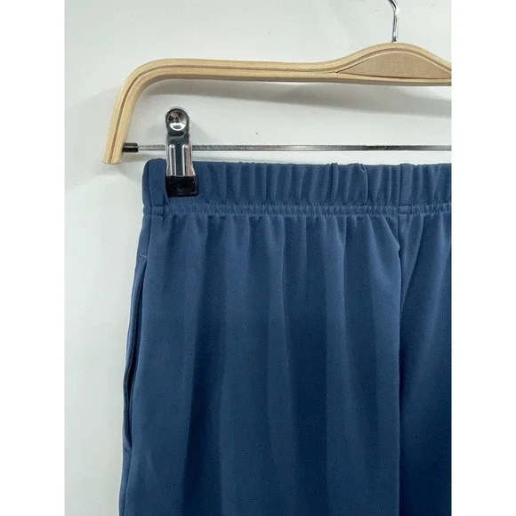 NWT OAK + FORT High Waist Sweat Short Men's XS Navy Blue White Striped Classic - Picture 3 of 11